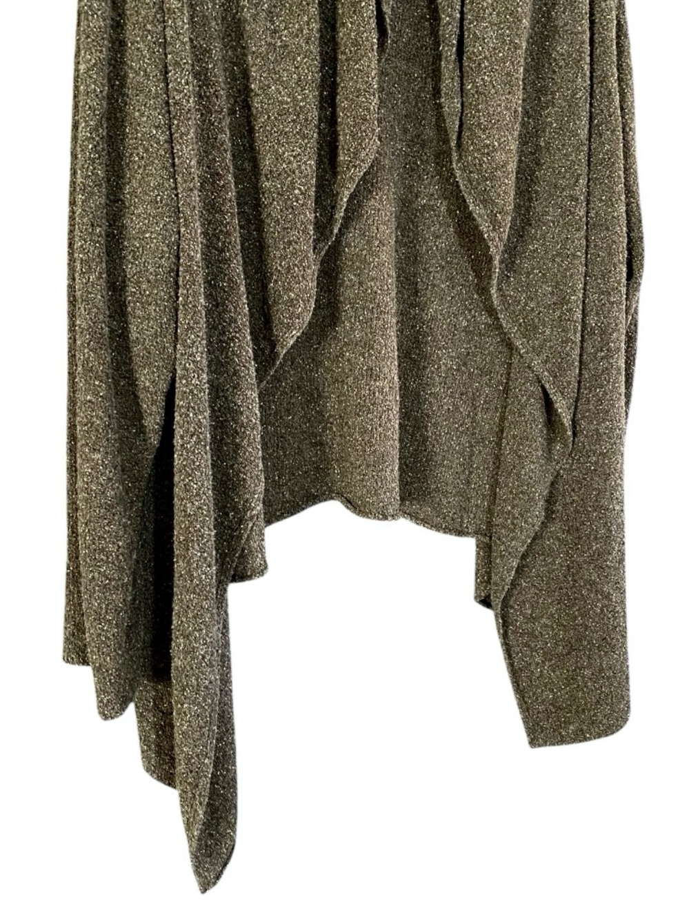 Eileen Fisher Silk Blend Waterfall Cardigan 3X Lagenlook Artsy Quiet Luxury - Picture 4 of 11